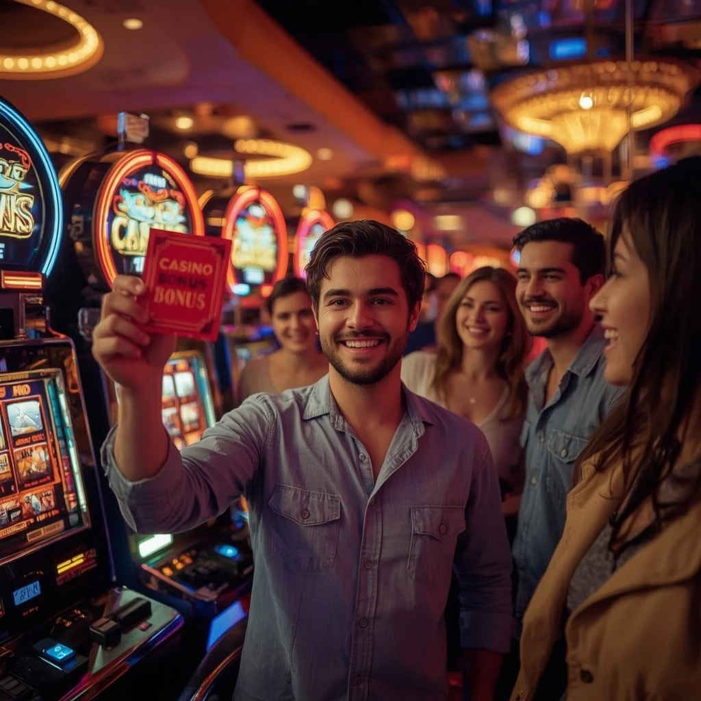 une personne tenant un bonus PlayZax Casino
